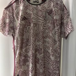 Adidas Mexico 2022 Away jersey inspired by Mixtec art and Aztec deities XL