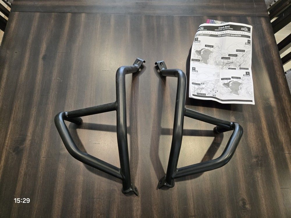 MOTO XXUN Motor Engine Crash Bars for 2018-2023 Kawasaki Ninja 400