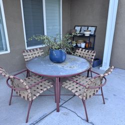 Taking Offers On Lot Of Vintage Brown Jordan Pieces 