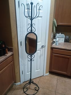 Mirror Coat Rack