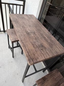 Table and chairs