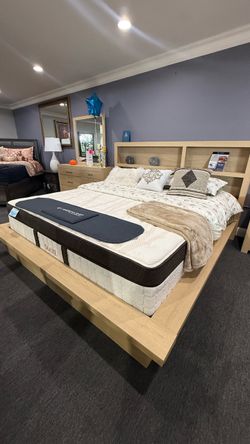 4 PC KING BEDROOM SET