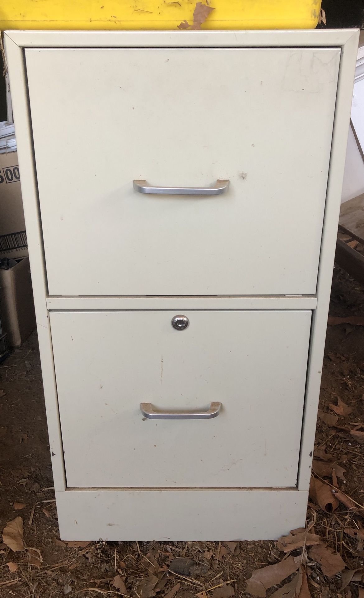 Metal 2 Drawer Filing Cabinet