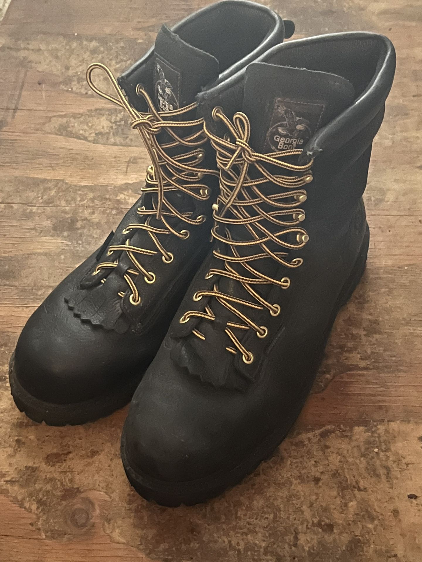 Georgia 8" Lace-To-Toe Logger Waterproof Boots
