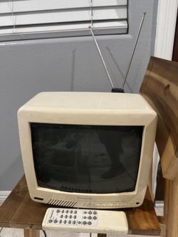 Panasonic CRT 10” TV with Remote and Antenna
