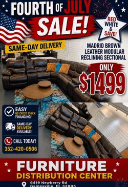 MADRID SECTIONAL ONLY $1499!! FAST SHIPPING 🚚 NO CREDIT CHECK 💰