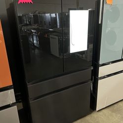 Samsung Black Bespoke Family Hub Refrigerator RQS