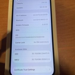 IPhone 13 (unlocked) 256gb