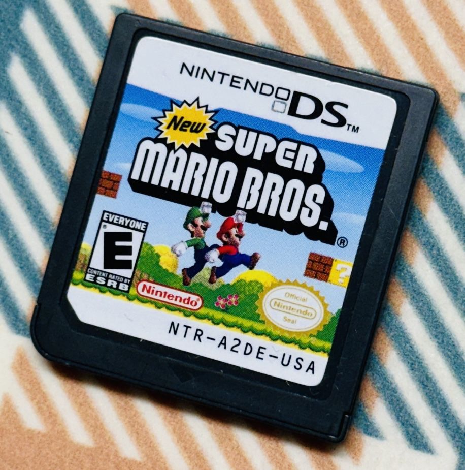 New Super Mario Bros. (Nintendo DS) Lite DSi XL 3DS 2DS Game Tested Works Well (1)