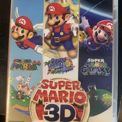 Pre-Owned Super Mario 3D All Stars (Super Mario 64, Super Mario Sunshine, Super Mario Galaxy) For Nintendo Switch 