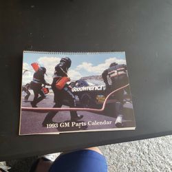 1993 GM Parts Calendar..Dale E.