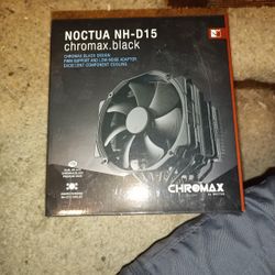 Noctua NH-D15 https://offerup.com/redirect/?o=Y2hyb21heC5CbGFjaw==, Dual-Tower CPU Cooler (140mm, Black).