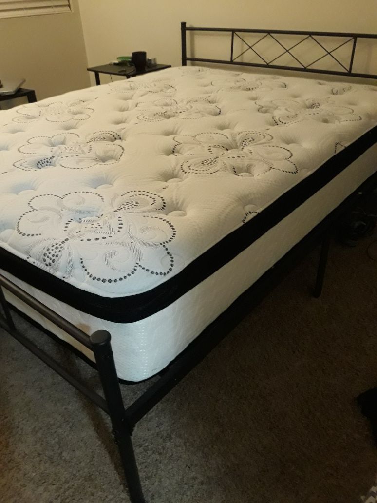 New mattress and frame