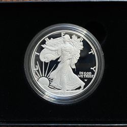 2022 W  Proof American Silver Eagle OGP COA Mint Condition 