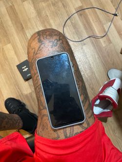 Android Smartphone in Gray Case
