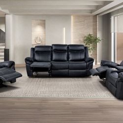 New Recliner Couch, Loveseat And Chair! Includes Free Delivery 🚚! Free Assembly!