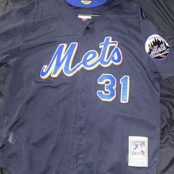 mets jersey and hat