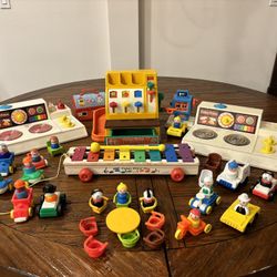 45 Year old miscellaneous Fisher Price Toys