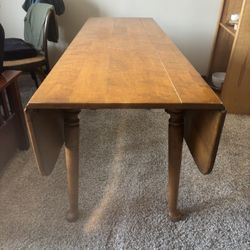 Long wooden table