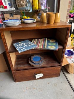 Wooden Bookshelf