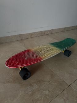 Penny Cruiser Skateboard Rasta Color