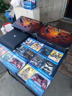 $260! Per Arcade Limited Edition with Box & 1 Game x 2 is $520!. $20! To $30! Per Game. $200! Playstation 4 PS4 Pro 1TB $40! Extra control. All $960 s