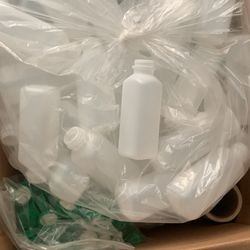 Plastic bottles and caps