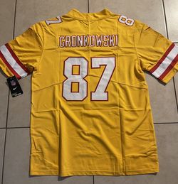 Rob Gronkowski #87 Tampa Bay Buccaneers Creamsicle Jerseys NEW for