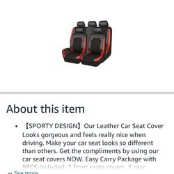 Universal Leather car seat Covers 