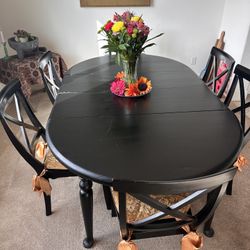 Ethan Allen Tavern Table And Chairs 