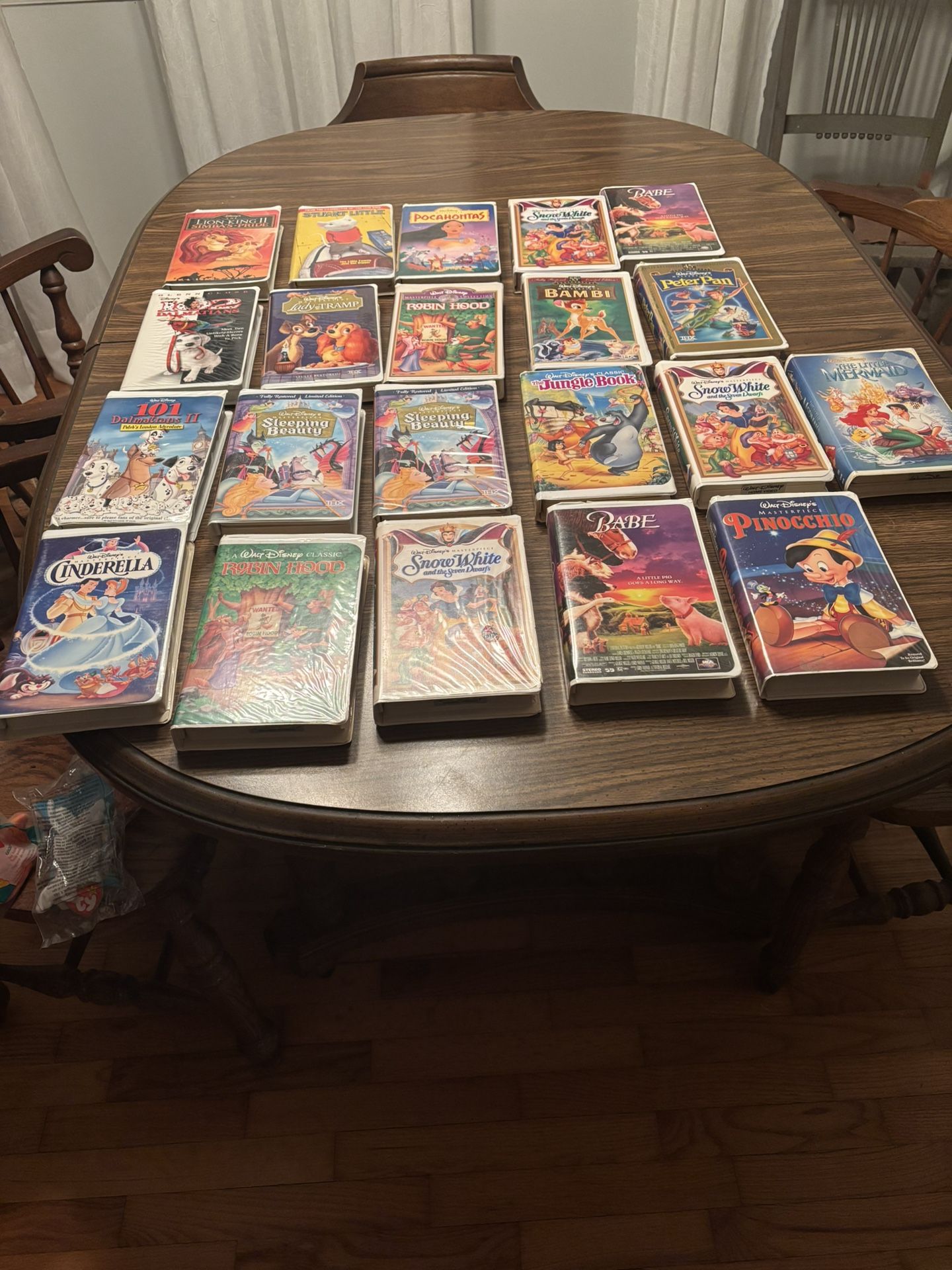 Walt Disney VHS tapes