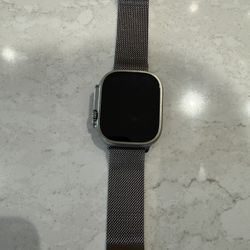 Apple Watch Ultra 2 With Milanese Loop Bracelet