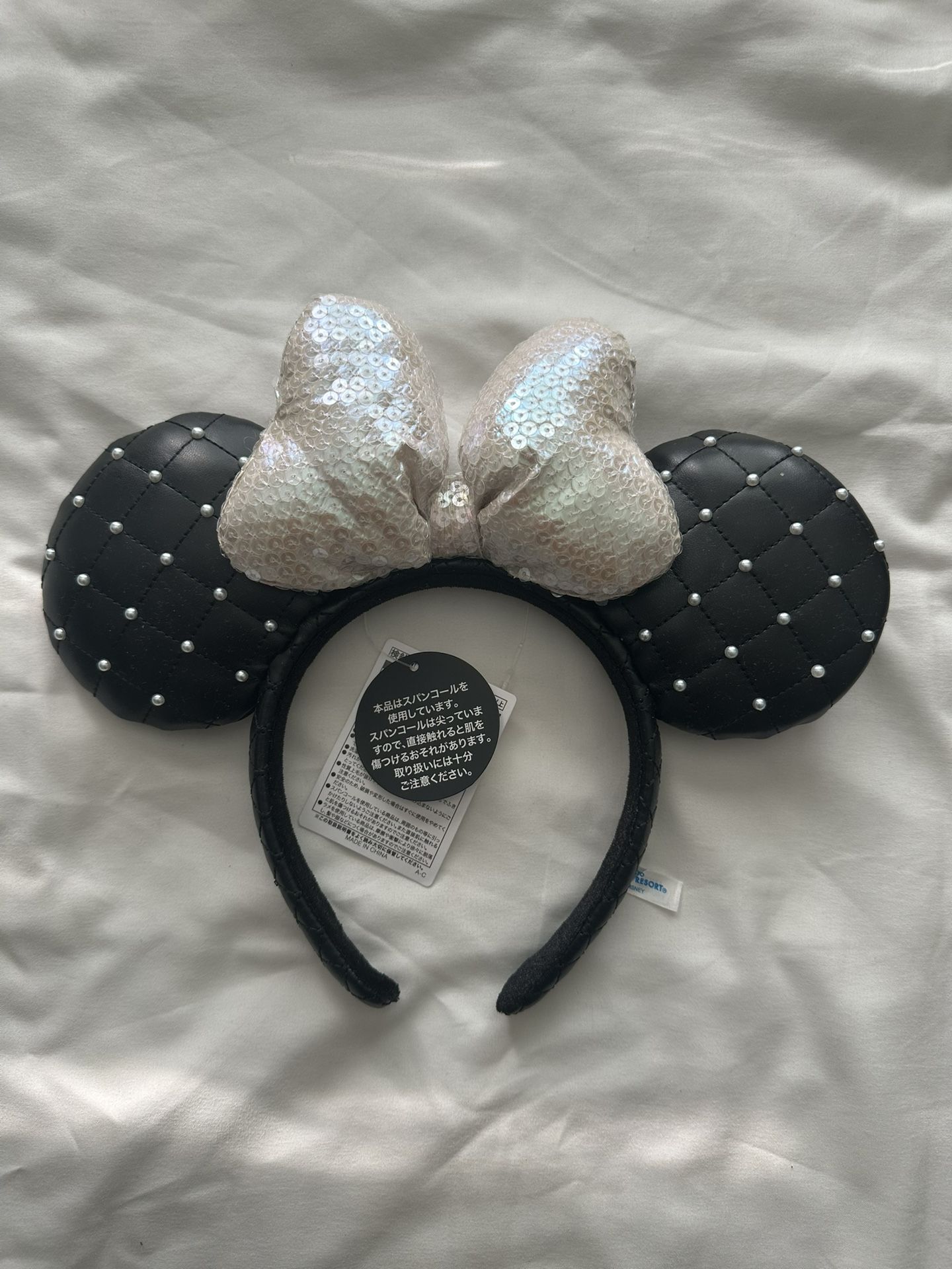 Tokyo Disney Leather Minnie Ears
