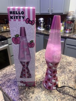 Hello kitty lava lamp 
