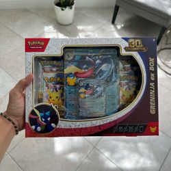 Pokemon 30th Celebration Greninja EX Box