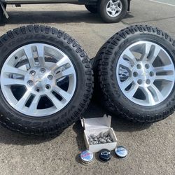 Chevy and GMC Wheels 265/60/18” Goodyear