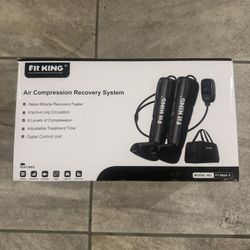 FIT KING Air Compression Recovery System,Dynamic Compression Massage Boots for Circulation Improvement and Fast Recovey - Small