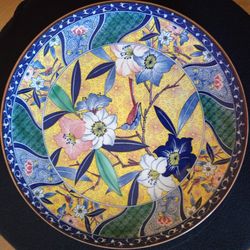 Japanese Royal Maruishi Ware Porcelain 15" Charger Plate 