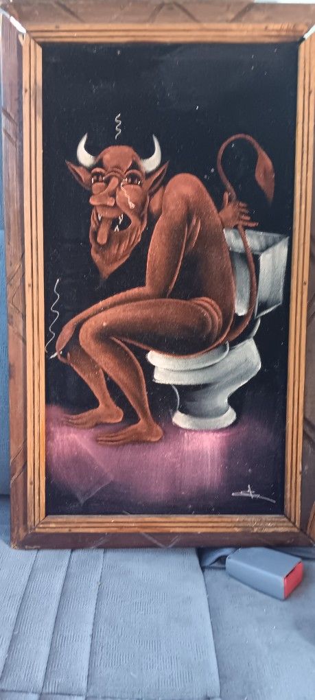 Satan On The Toilet