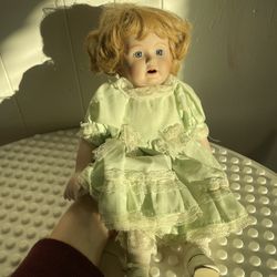 Vintage Porcelain Doll 