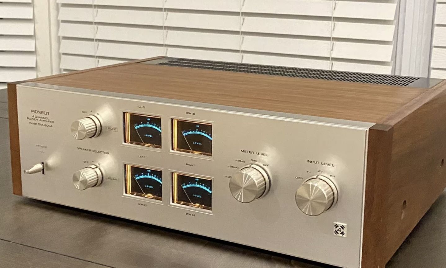 Pioneer QM-800A 4 Channel Quad Power Amplifier Made In Japan 