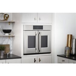 Monogram - 30" Built-In Single Electric Convection Wall Oven - Stainless steel