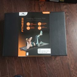 Folding Fitness Mat Very Nice To Exercise At Home 