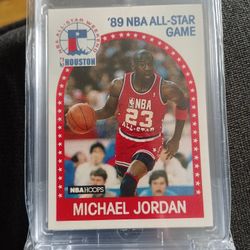 1989-90 Hoops #21 Michael Jordan Basketball Card All-Star Game NBA 1(contact info removed) Chicago Bulls 89-90 GEM MT MINT