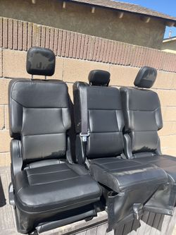 Police Car 2nd Row Rear Seats 3 PC Set For