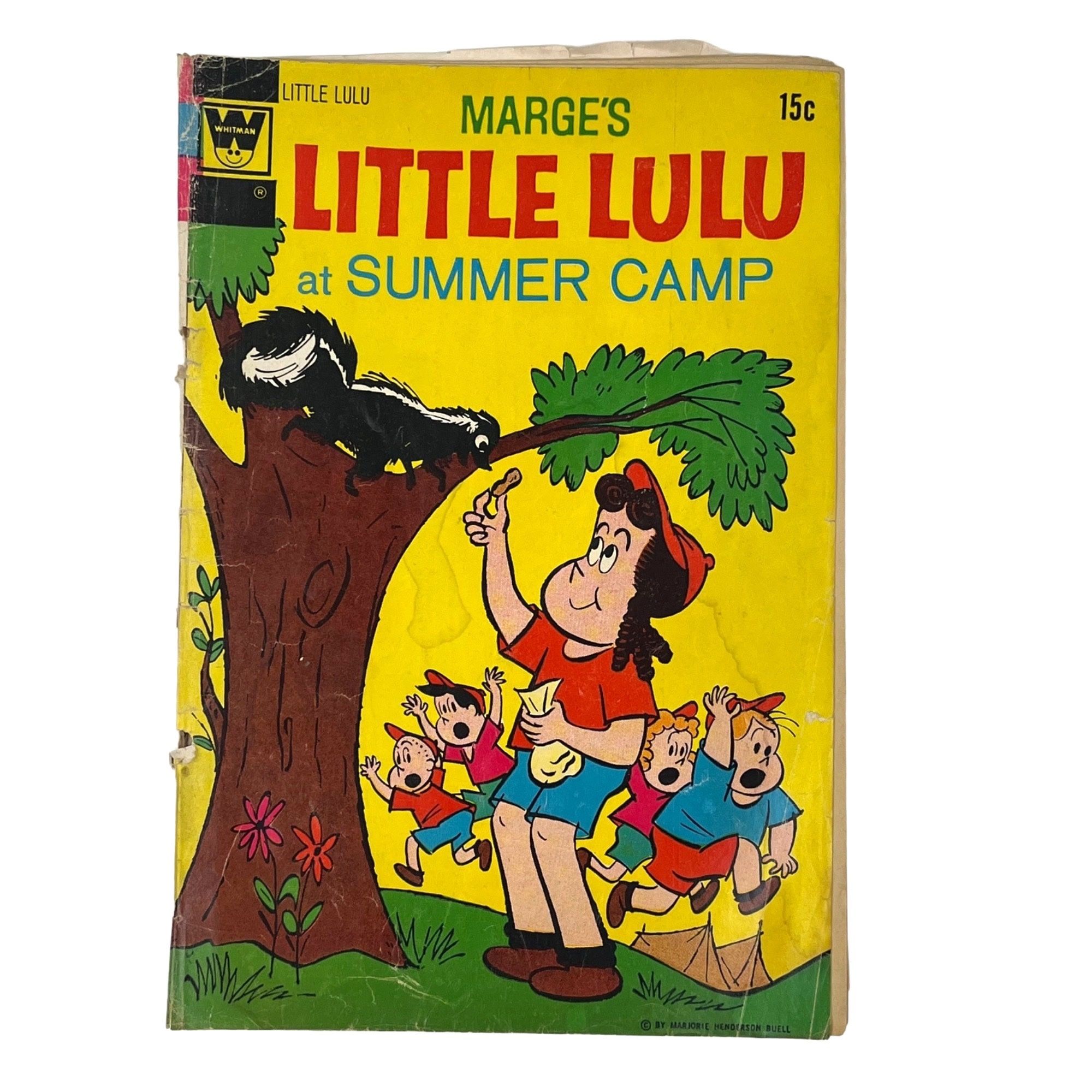 1972 Marge's Little Lulu Summer Camp No. 206 Skunk Cover