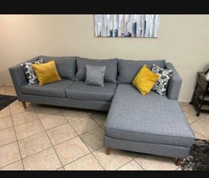 Beautiful Grey Sectional Couch from Living Spaces!