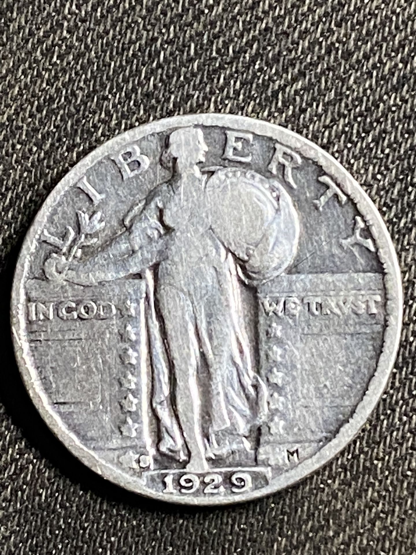 Rare 1929 S Standing liberty Quarter