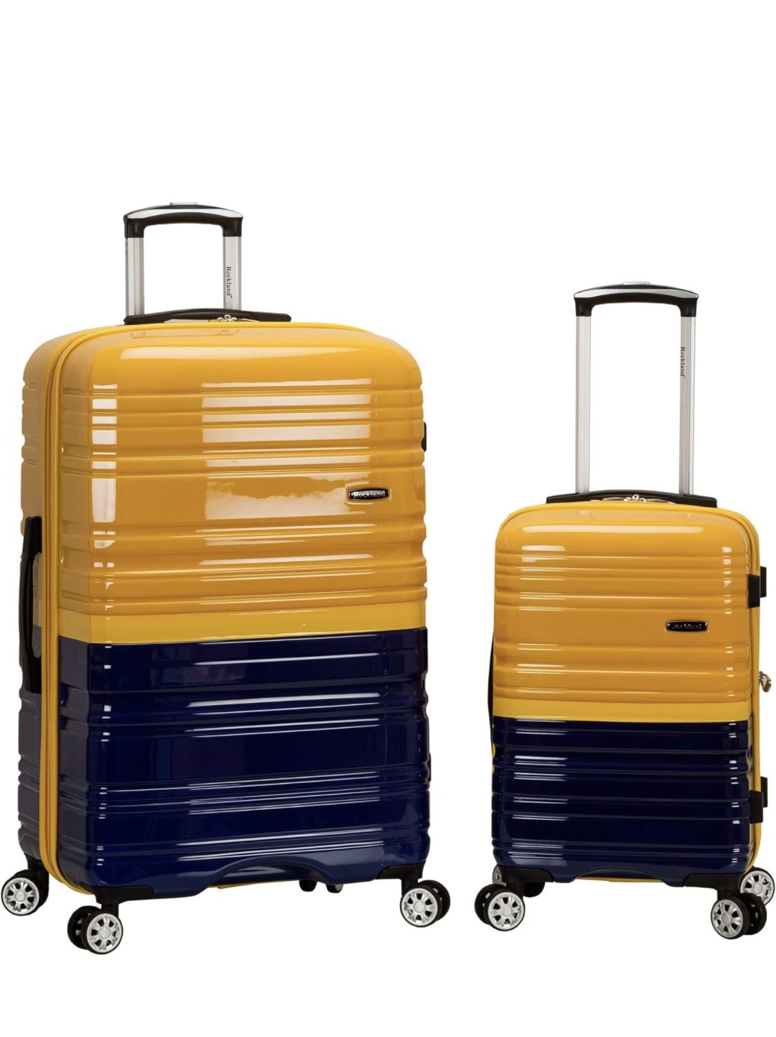 Melbourne Hardside Expandable Spinner Wheel Luggage, Two Tone Navy, 2-Piece Set (20/28)