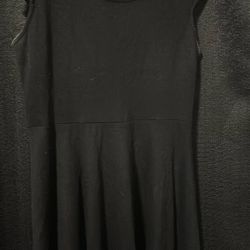 Black Skater Dress Size L